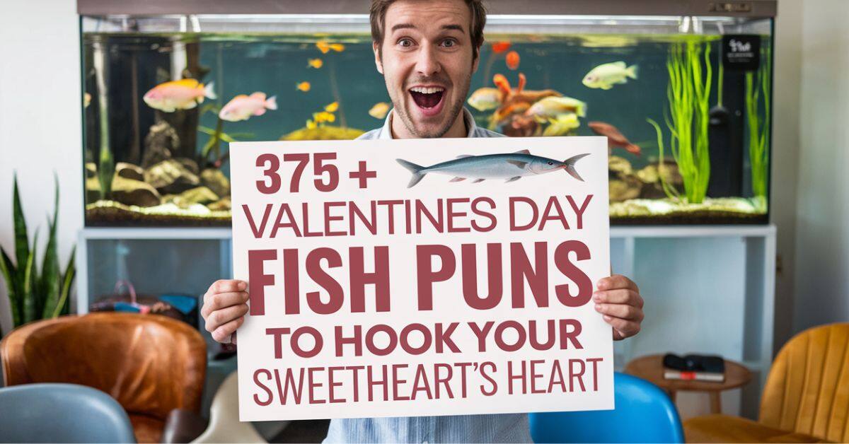 375+ Valentines Day Fish Puns to Hook Your Sweetheart’s Heart