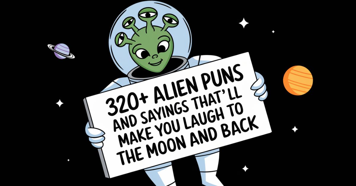 Alien Puns and Sayings