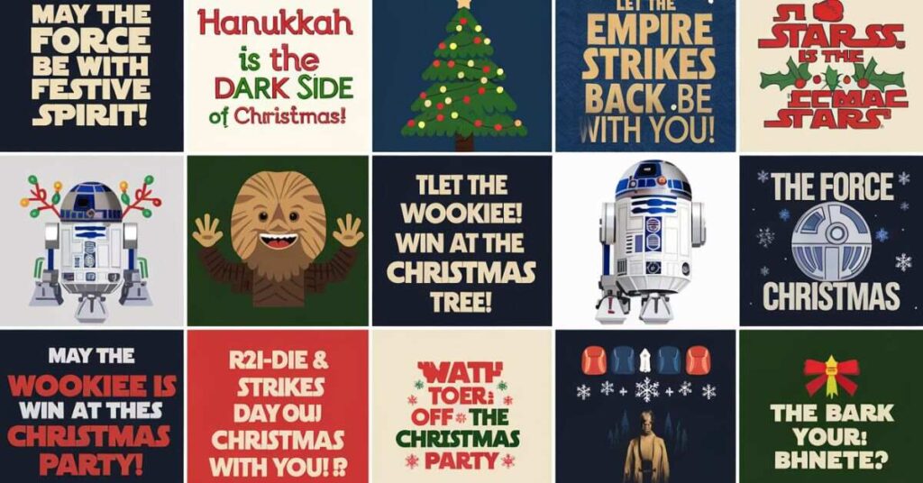 Creative Star Wars Christmas Puns for Kids