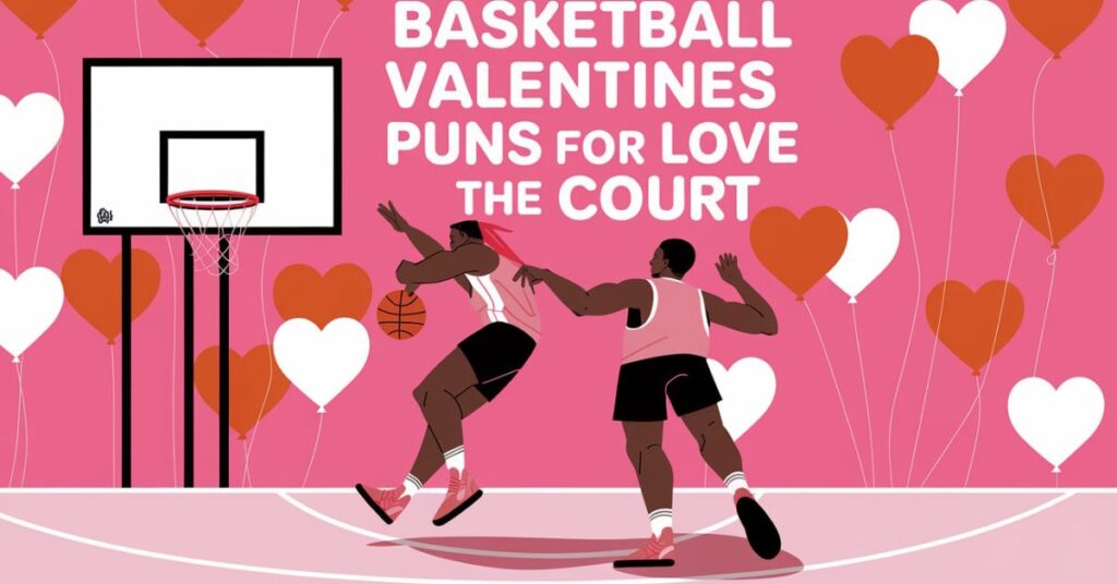 Adorable Basketball Valentines Puns for Kids