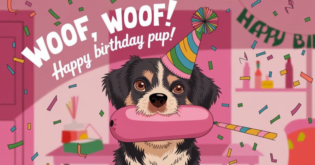 Adorable Birthday Dog Puns for Social Media Posts