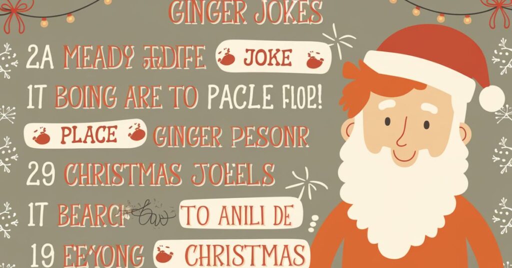 Classic Ginger Humor Jokes