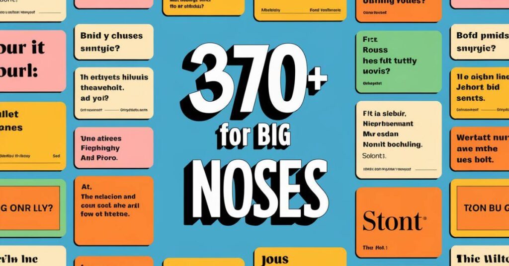 Family-Friendly Jokes for Big Noses