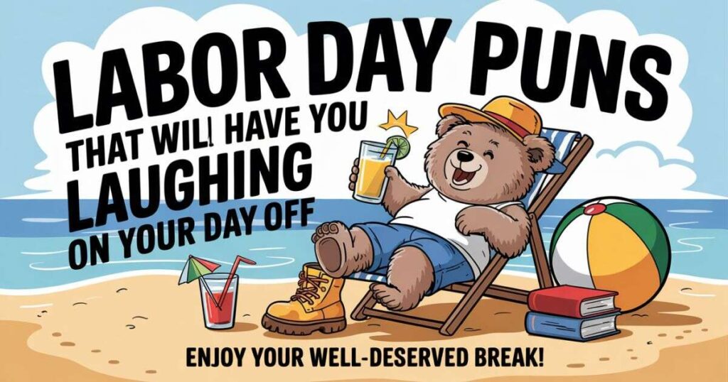 Labor Day Tom Swifties: “I’m exhausted,” he said laboriously.