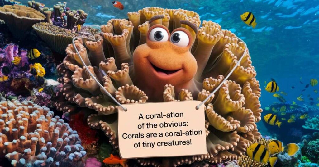 Spoonerisms: Coral Puns with a Twist of Tongue