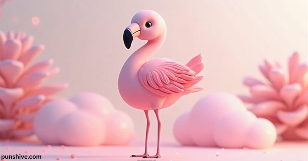 Flamingo Puns for Social Media