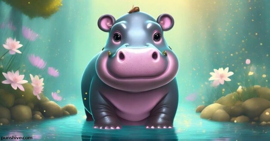 Cute hippo puns