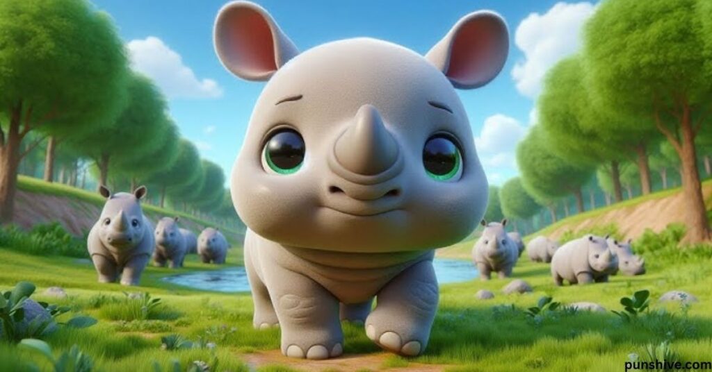 Cute Rhino Puns