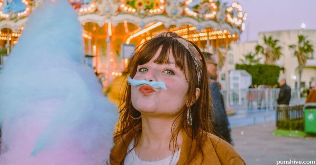 Funny cotton candy puns and jokes