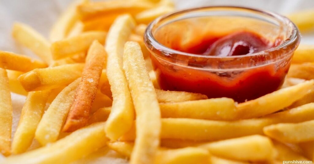 Ketchup puns for social media